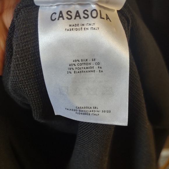 Casasola Classic Black A-Line Knit Dress NWT - Picture 10 of 11